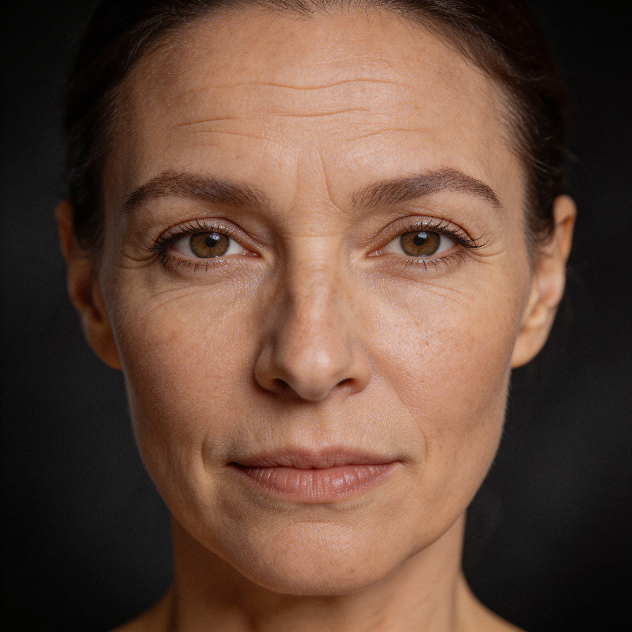 Jūratė prieš — LED veido kaukės efektas raukšlėms (prieš 6 sav.)